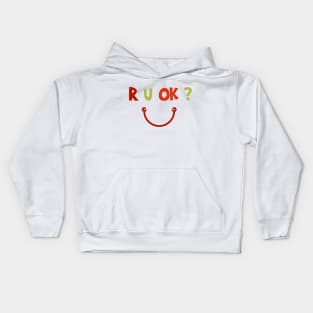 R U OK ? Funny Shirts For Kids Kids Hoodie